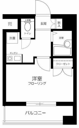 ヴェルステージ恵比寿の物件間取画像